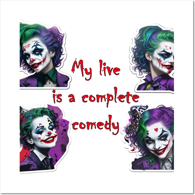 JOKER WOMAN Wall Art by Gadik